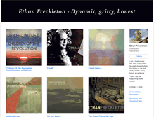Tablet Screenshot of ethanfreckletonmusic.com